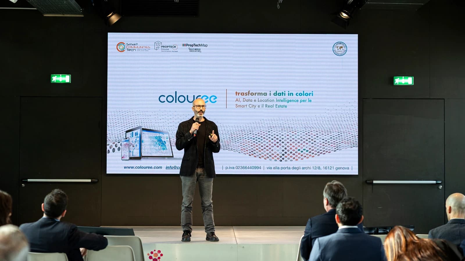 Presentazione di Colouree durante l’evento finale dell’Alleanza Italiana per l’Economia Circolare