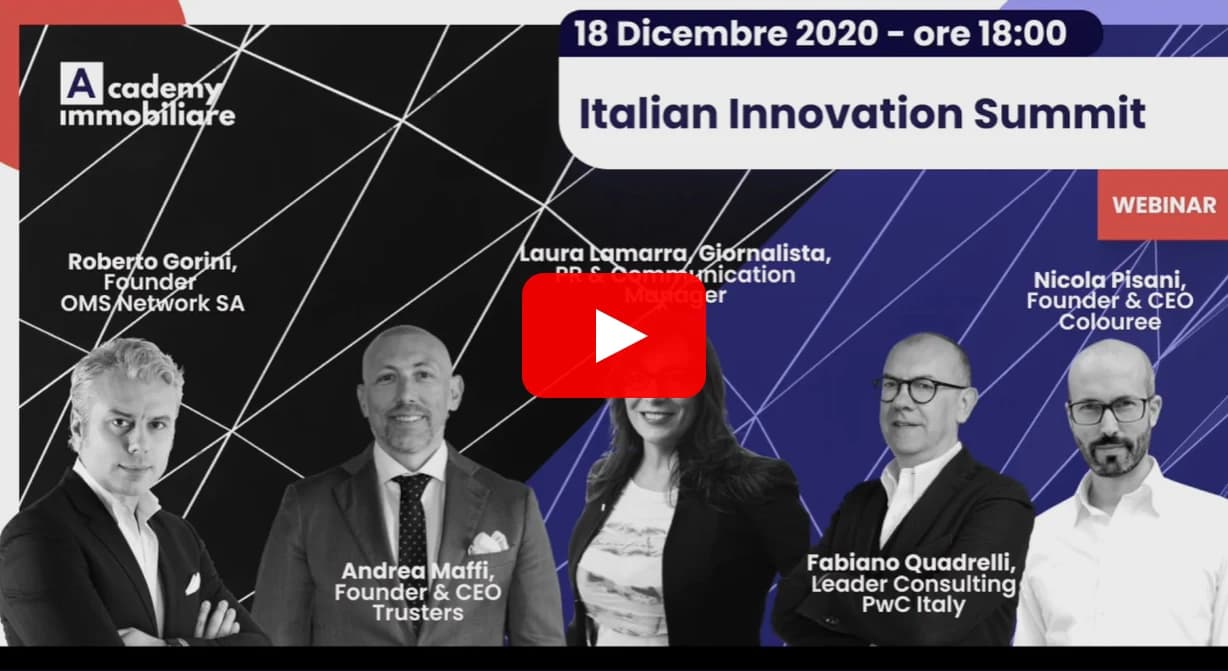 Preview video dell'Italian Innovation Summit con Academy Immobiliare e Nicola Pisani per Colouree.