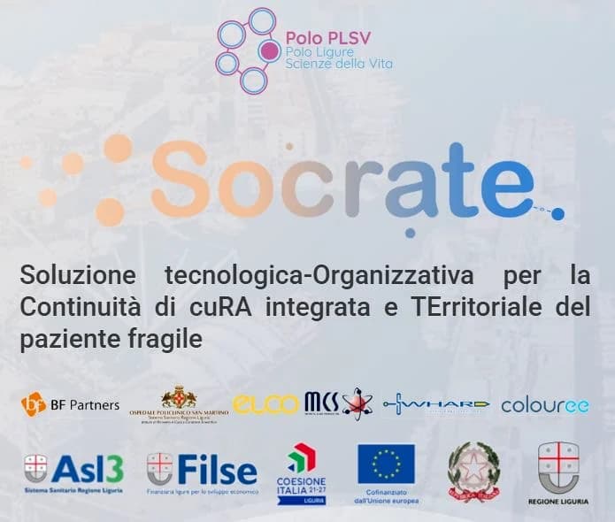 Visual del progetto SOCRATE dedicato alla continuita di cura integrata e territoriale del paziente fragile